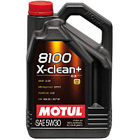 5W30 8100 X-CLEAN + (5Л) Синтетическое моторное масло Motul