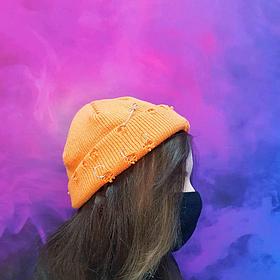 Cтильные шапочки с колечками и булавкой (Anyway)