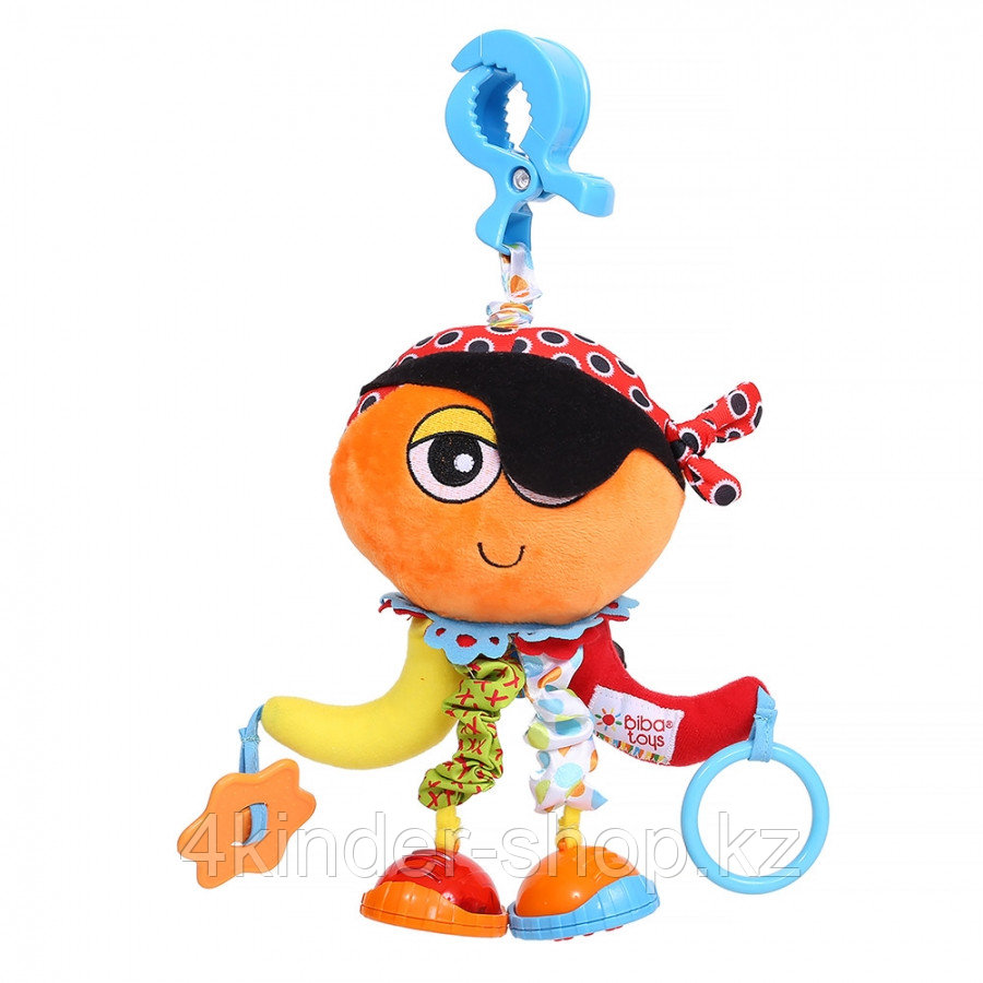 BIBA TOYS Мягкая игрушка-подвеска на прищепке Пират Джэк, длина 30 см (в кор.24 шт.) - фото 1 - id-p98814724