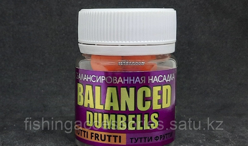 Бойлы DUMBELLS BALANCED Fluo 10х12мм Тутти-Фрутти в банке 30гр TRUBCHEVSKII BAITS (BS-069) оранжевый 95835 - фото 1 - id-p98947559