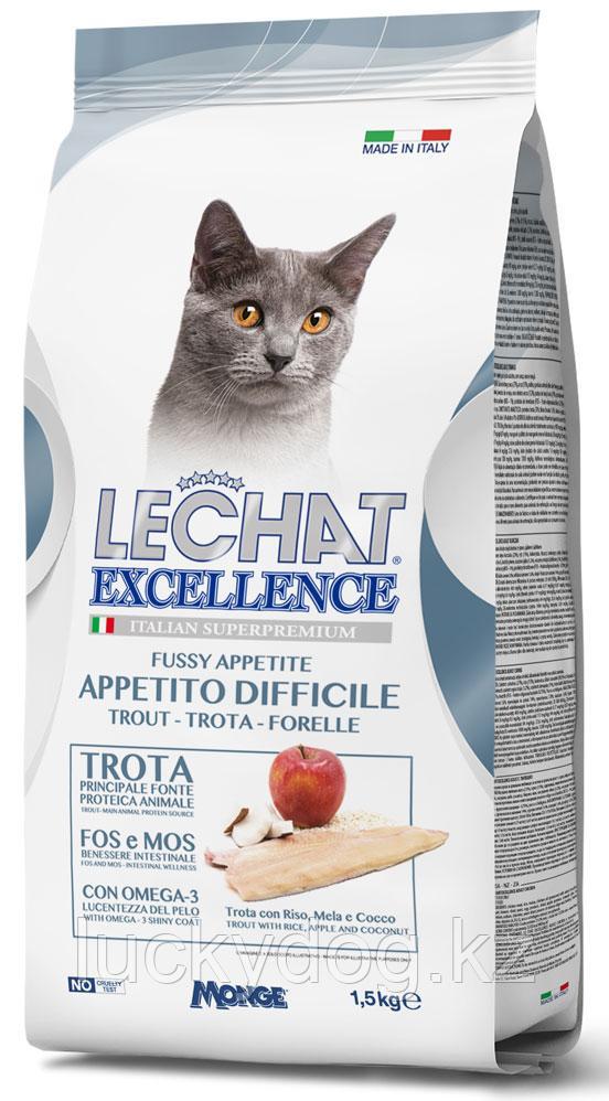 LeChat Excellence 1,5кг Форель Сухой корм для кошек