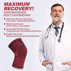 Турмалинді магнитті терапиялық леггинстер, ұзын тізе жастықшасы, аяқты тіреуге арналған тіреуіш