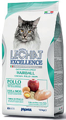 LeChat EXCELLENCE HAIRBALL 400г Курица Сухой корм для кошек для вывода шерсти из желудка