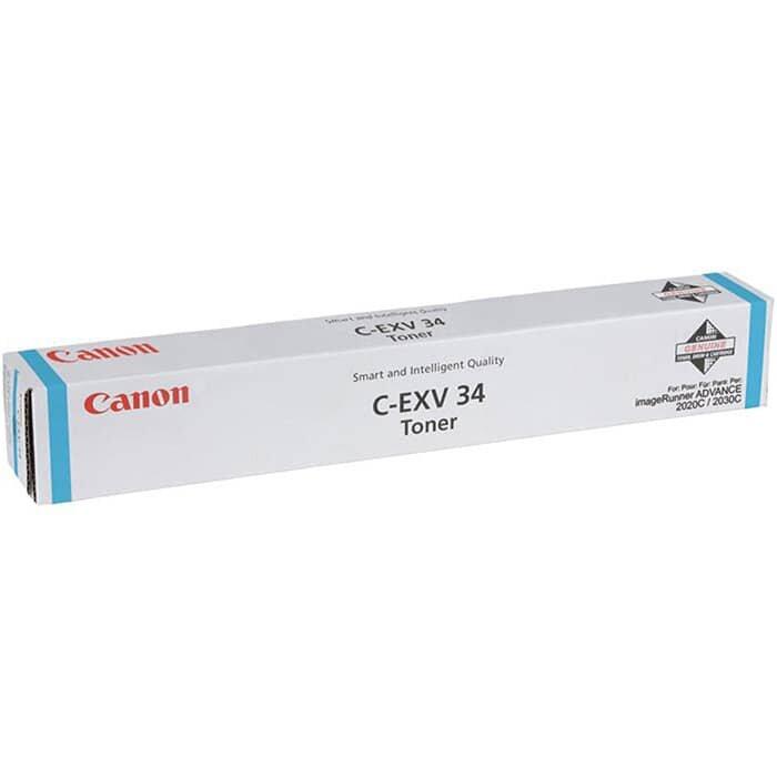 Тонер-картридж Canon C-EXV 34 Cyan для imageRUNNER Advance C2030L/C2030i/C2020L 3783B002