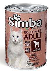 Simba 415г с Ягненком консервы для кошек