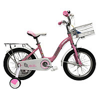 Велосипед Phoenix розовый оригинал детский с холостым ходом 16 размер (516-16)