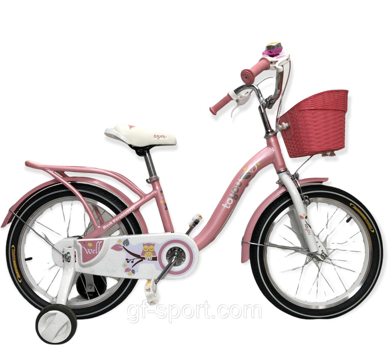 Велосипед Phoenix розовый оригинал детский с холостым ходом 18 размер (517-18)