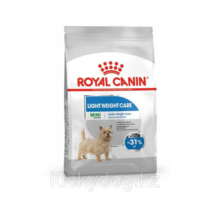 Royal Canin Mini Light Weight (3кг) Сухой корм для собак мелких пород склонных к избыточному весу - фото 1 - id-p82858959