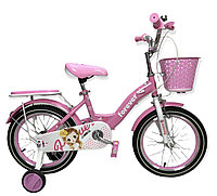 Велосипед Forever Принцесса розовый оригинал детский с холостым ходом 16 размер (519-16)