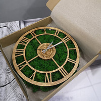 Эко часы из мха 35 см, фото 2