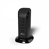 Зарядное устройство сетевое Ritmix RM-5055AC черный 5 USB