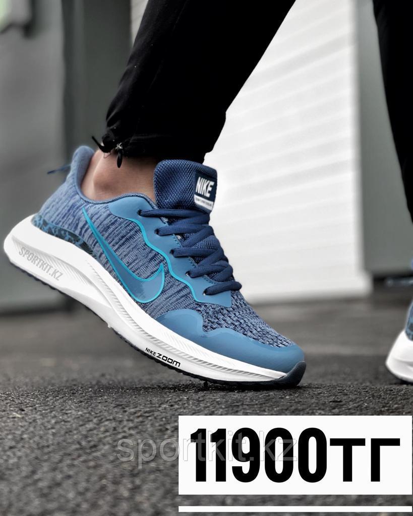 Крос Nike Flyknit синие 109-2