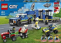 Lego Город Полицейский мобильный командный трейлер