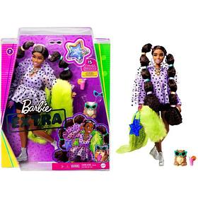 Кукла Barbie Экстра с хвостиками, переплетенными резинками