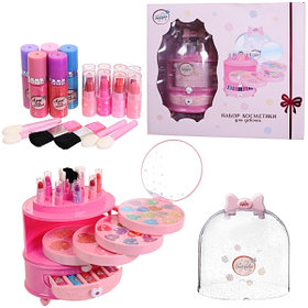 Набор декоративной косметики для девочек "Будь ярче! Розовая мечта", в кейсе-шкатулке Зефирка, цвет мульти