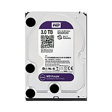 Western Digital WD30PURX Жесткий диск для видеонаблюдения HDD 3Tb WD Purple SATA 6Gb/s 64Mb 3,5"