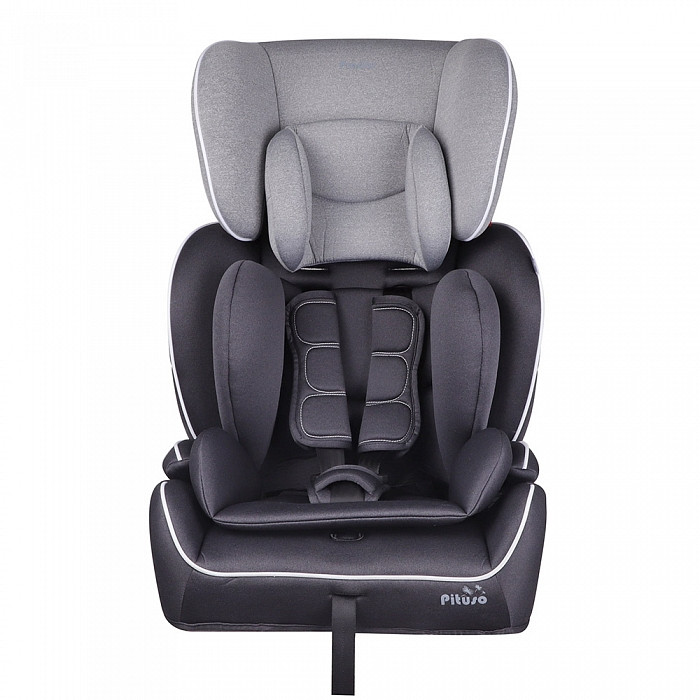 Pituso Удерживающее устройство для детей 9-36 кг Prados IsoFix Light Grey/Cветло-cерый