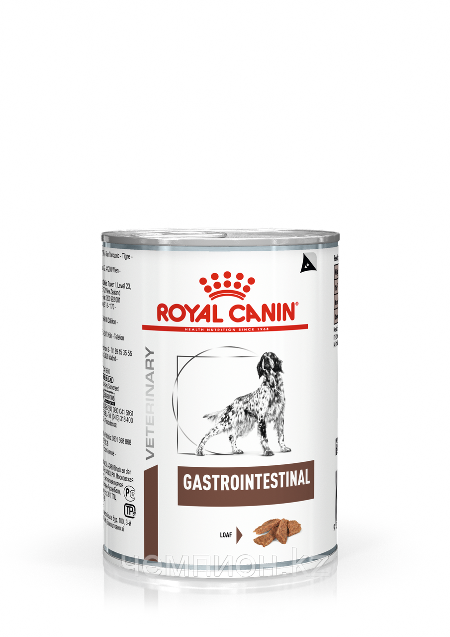 Royal Canin Gastro Intestinal Dog,влажный корм при нарушении пищеварения, банка 400гр.