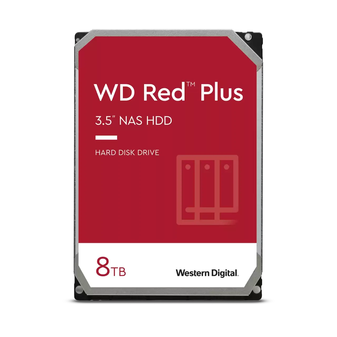 Western Digital WD80EFBX жесткий диск WD Red Plus HDD 8Tb 3.5" SATA 6Gb/s 256Mb 7200rpm