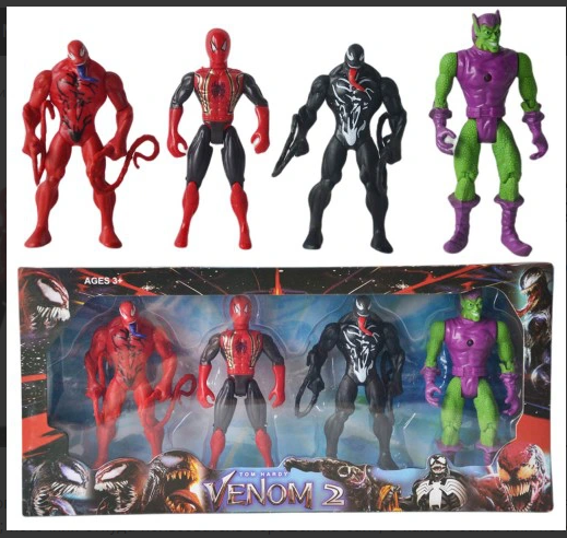 Набор героев Марвэл / Набор мстителей 4 фигурки venom goblin / Супергерои - фото 3 - id-p98974003
