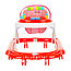 BAMBOLA Ходунки Горошинка (8 силик.колес,игрушки,муз) 6 шт в кор.(72*61,5*57) Red/Красный, фото 2