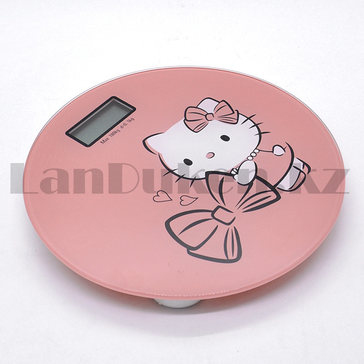 Электронные напольные весы 180 кг с ЖК- дисплеем Hello kitty 2003A - фото 6 - id-p98974137