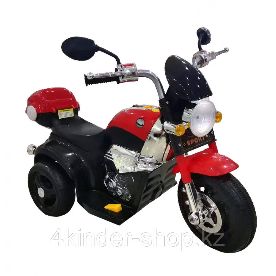 PITUSO Электромотоцикл X-818, 6V/4Ah*1,15W*1,колеса пластик,свет,муз.,59*34*31 см,Красный/Red - фото 1 - id-p98815105