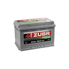 Аккумулятор ZUBR Premium 80 (+) (0170)
