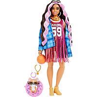 Barbie Экстра Модная Кукла Барби в платье баскетбольный стиль