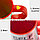 Термокружка мешалка на батарейках SELF STIRRING MUG (кружка самомешалка) красная, фото 6