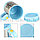 Термокружка мешалка на батарейках SELF STIRRING MUG (кружка самомешалка) голубая, фото 5
