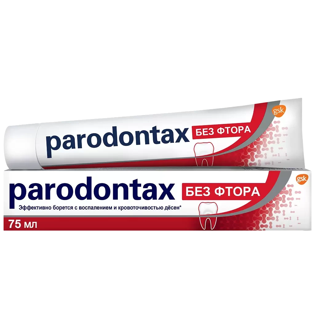 Зубная паста Parodontax Без фтора, 75гр
