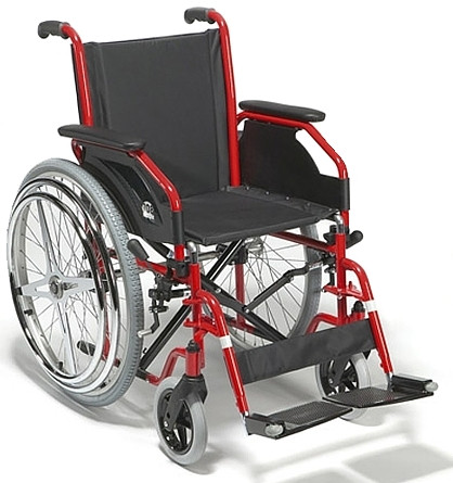 Кресло-коляска механическая с приводом от обода колеса (для людей с одной действующей рукой) 708D НЕМ2