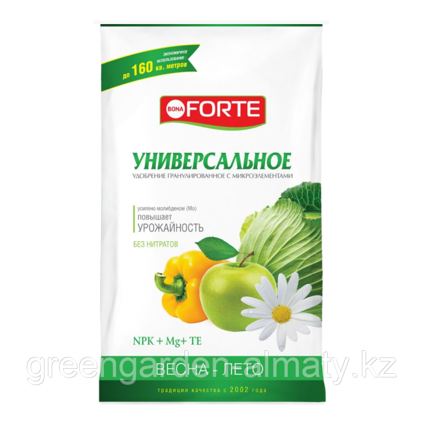 Bona Forte Удобрение гранулированное Универсальное с микроэлементами(весна-лето), 4,5кг, фото 1