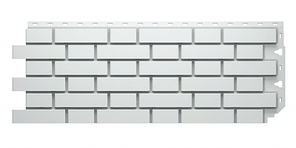 Фасадные панели FLEMISH Дёке Белый 1095x420 мм (0,46 м2)