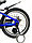 Велосипед ToYou синий оригинал детский с холостым ходом, на дисковых тормозах 18 размер (523-18), фото 3