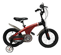 Велосипед Forever алюминиевый с раздвижной рамой красный оригинал детский с холостым ходом 14 размер (524-14)