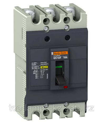 Автоматический выключатель EZC100 10KA 400 B 3П, Силовой, Schneider Electric, фото 2