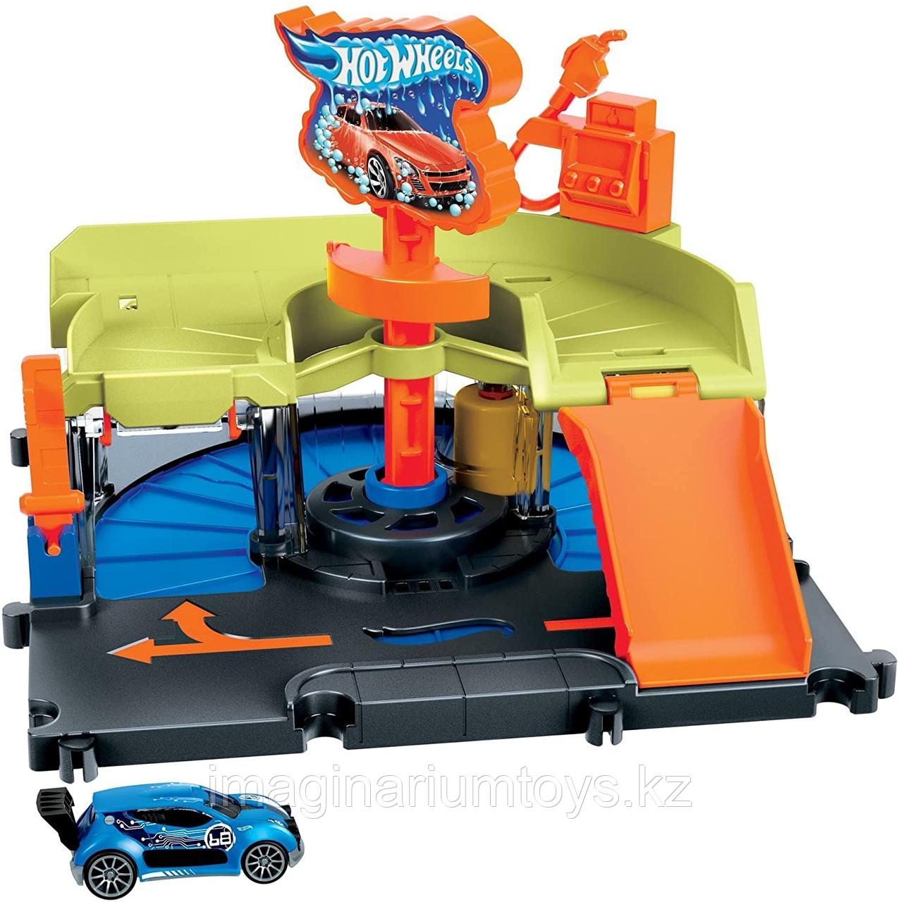 Hot Wheels City игровой набор Мини автомойка