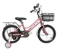 Велосипед Forever розовый оригинал детский с холостым ходом 16 размер (526-16)