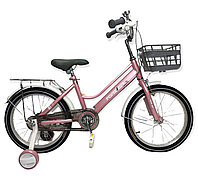 Велосипед Forever розовый оригинал детский с холостым ходом 18 размер (526-18)