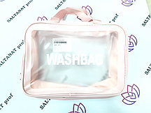 Сумка банная розовая