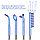 Дарсонваль с 4 насадками синий профессиональный с хорошей мощностью, фото 2