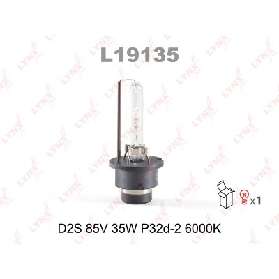 Лампа LYNX D2S 85V 35W P32d-2 6000K-№L19135