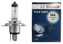 Лампа BOSCH Pure Light H4 12V 60/55W P43t-№1987302041