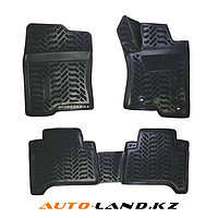 Коврики в салон Toyota Land Cruiser Prado 120 (2002-2009)/Lexus GX470 (2002-2009) 3D с подпятником-№61981