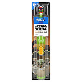 Oral-B, Зубная щетка на батарейках, мягкая, для 3+ лет, Star Wars The Mandalorian, 1 зубная щетка