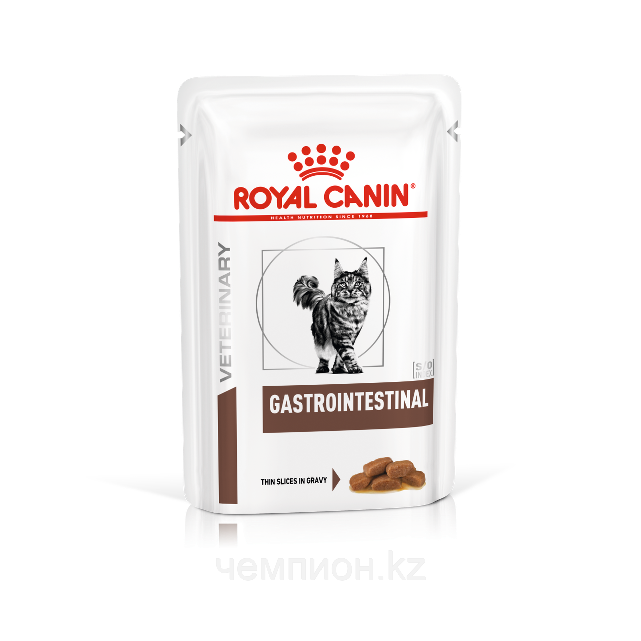 Royal Canin Gastro Intestinal Роял Канин лечебные консервы для кошек при нарушении пищеварения, уп. 12*85 гр