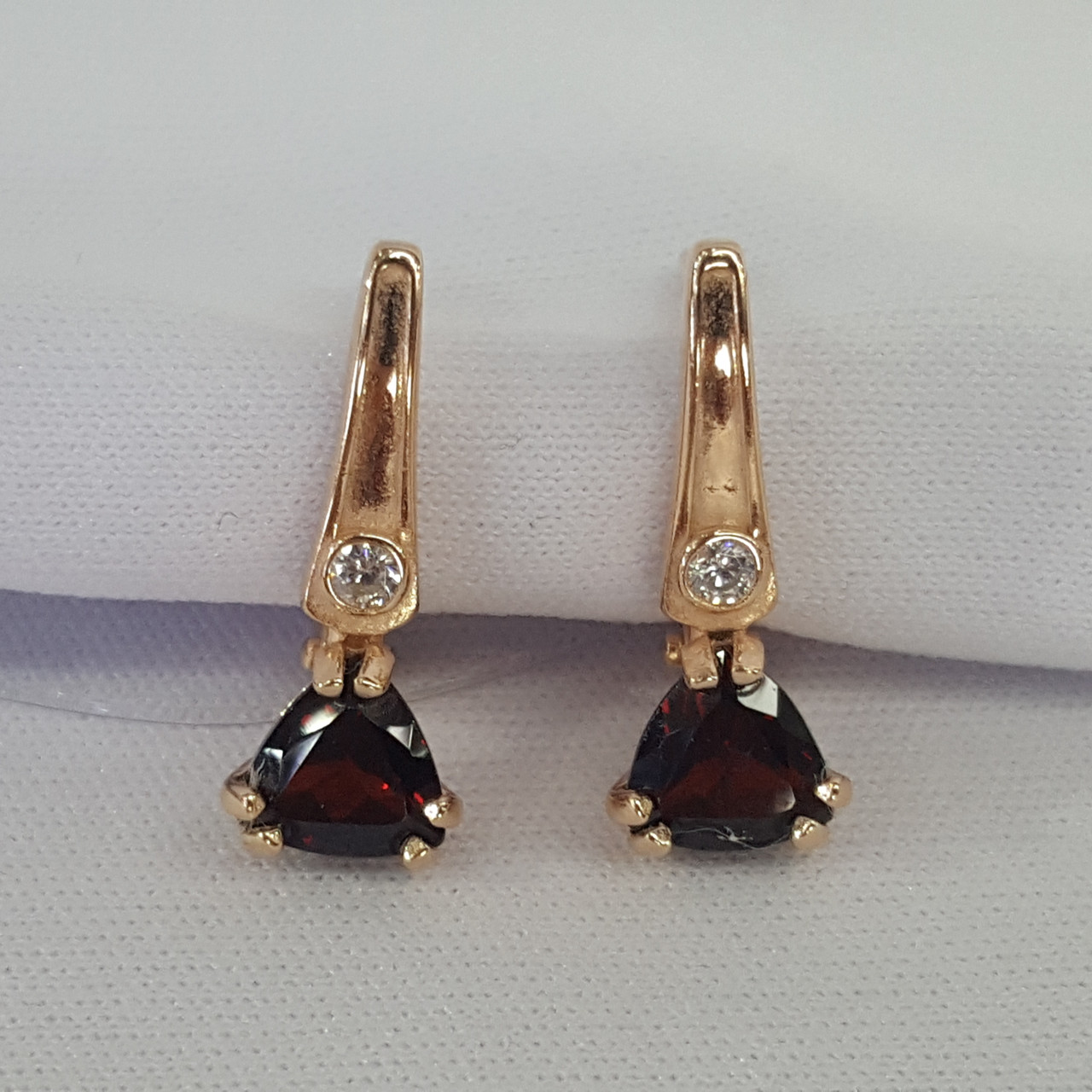 Серьги из серебра с фианитами Aquamarine 4731803A.6, фото 1