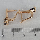 Серьги из серебра с фианитами Aquamarine 4731803A.6, фото 3